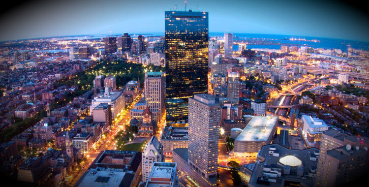 Boston (MA), United States of America home to 645,169 people.