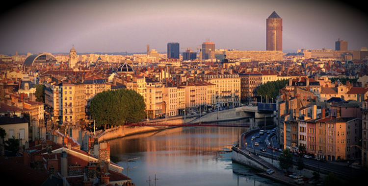 Lyon, France home to 474,946 people.