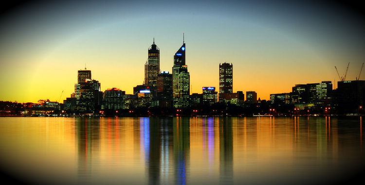 Perth, Australia home to 1,696,065 people.