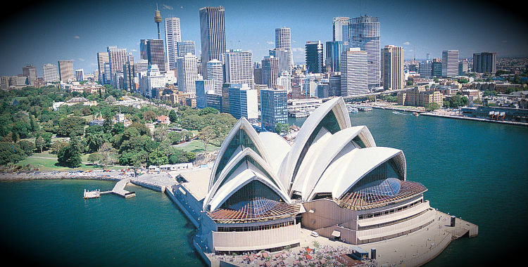 Sydney, Australia home to 4,575,532 people.